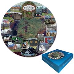 Custom Imprinted Box W/Round Puzzle 20.25 Inch Round