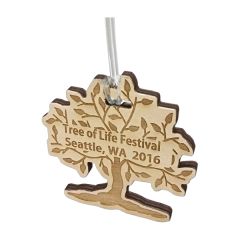 Custom Laser Etched Birch Bag Tags