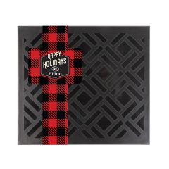 Custom Molded Chocolate Gift Box With Square Full Color Band