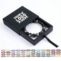Custom Natural Stone Bracelet With Gift Box