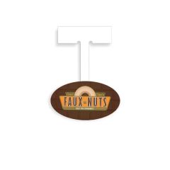 Custom Oval Shelf Talkers