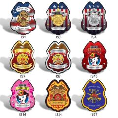 Custom Plastic Fireman's Badge
