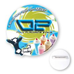 Custom Poly Button 12 To12.9 Square Inches