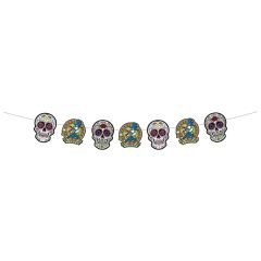 Custom Printed Day Of The Dead String Banner
