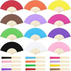 Custom Printed DIY Bamboo Folding Fan