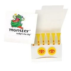 Custom Printed Matchbook Packet W/ Tee & 2 Ball Markers