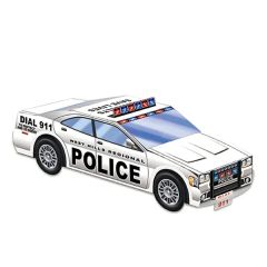 Custom Printed Paper Police Car