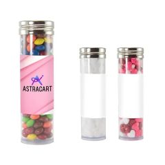 Custom Printed Plastic Tube With Gourmet Treats