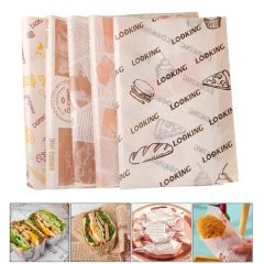 Custom Sandwich Wrapping Paper Food Grade Deli Sheets