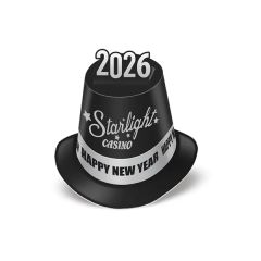 Custom Shaped New Year Paper Pop-Up Hats