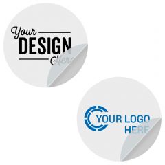 Custom White Vinyl Decal