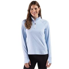 Cutter & Buck Adapt Recycled Soft Knit Stripe Womens Quar