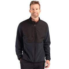 Cutter & Buck Hunts Point Recycled Fleece Mens Hybrid Ful