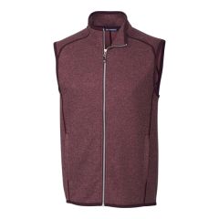 Cutter & Buck Mainsail Sweater-Knit Mens Full Zip Vest