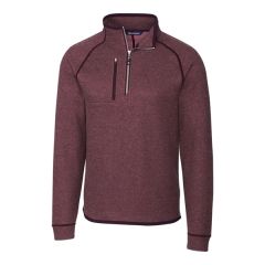 Cutter & Buck Mainsail Sweater-Knit Mens Half Zip Jacket