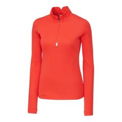 Cutter & Buck Traverse Stretch Eco Quarter Zip Womens Pul