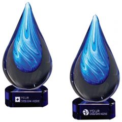 Cyan Swirl W/ Blue Base