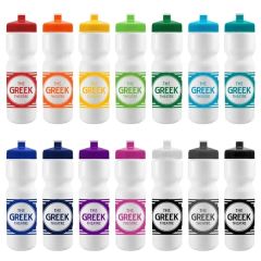 Cyclo-Cross 28 Oz Bike Bottle - White W/Push-Pull Lid
