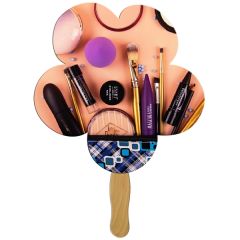 Daisy Flower Hand Fan Full Color 1 Side