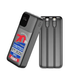 Dallas Dual Cord Power Bank 20000