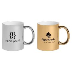 Deco - 11 Oz. Metallic Ceramic Mug