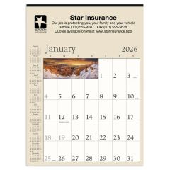 Triumph Calendars Decorator Memo Tan Calendar