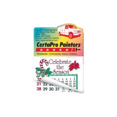Delivery Van Shape Calendar Pad Magnets Tear Away Calendar