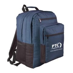 Deluxe Backpack W/ 2 Double Zippered Main Compartment