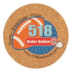 Deluxe Cork Coaster, Full Color Digital