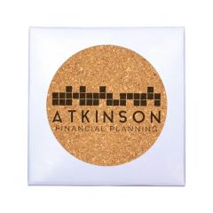 Deluxe Cork Coasters, Pack Of 4