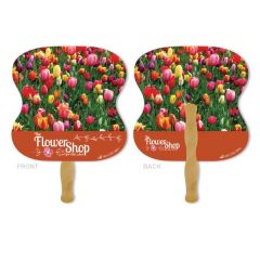 Deluxe Hand Fan- Hour Glass