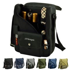 Deluxe Wine & Cheese Picnic Set With Real Glass