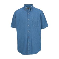 Denim Midweight Short Sleeve Shirt