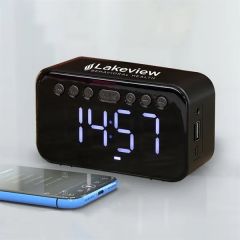 Desktop Alarm Clock Wireless Bluetooth Speaker