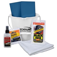 Detailing Car Wash Kit With Assorted Cleansers