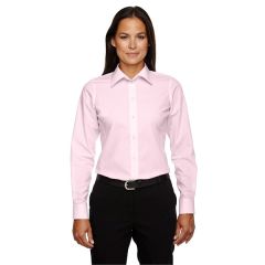 Devon & Jones Ladies' Crown Collection Banker Stripe Wov...