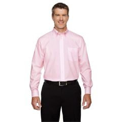 Devon & Jones Men's Crown Collection Banker Stripe Woven...