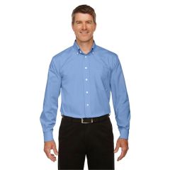 Devon & Jones Men's Crown Collection Solid Oxford Woven ...