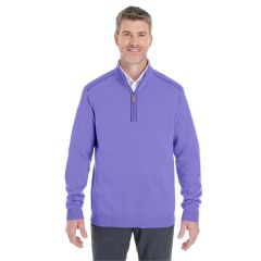 Devon & Jones Men's Manchester Fully-Fashioned Quarter-Zi...