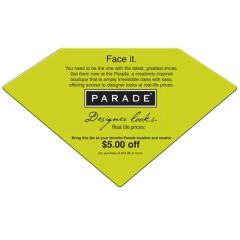 Diamond Hand Fan Without Stick