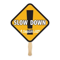 Diamond Shape Hand Fan