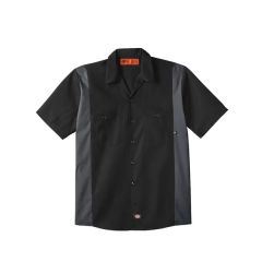 Dickies Men's Tall Industrial Colorblocked Short Sleeve S