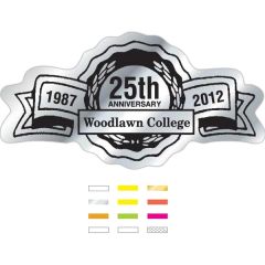 Die Cut Anniversary Special Shape Roll Paper Label