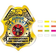 Die Cut Badge Shape Roll Paper Label