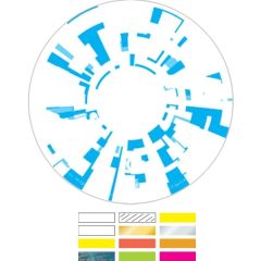 Die Cut Cd/Dvd Roll Paper Label