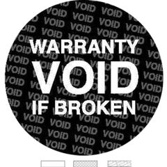 Die Cut Circle Theft Deterrent Labels