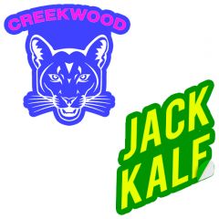 Die Cut Stickers 3in X 3in