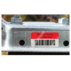 Die Cut White Destructible Asset Tags