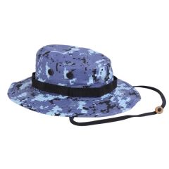 Digital Camo Boonie Hat Sky Blue