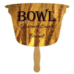 Digital Econo Stock Shaped Bowl Fan W/ Wooden Stick